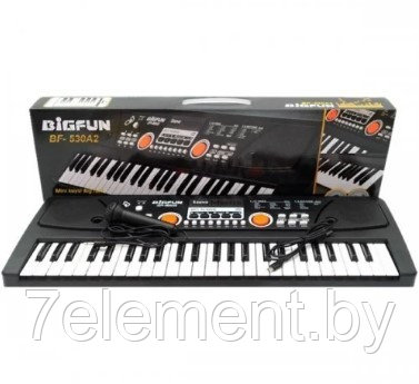 Детский синтезатор пианино 530A2 MP3 USB с микрофоном, детское пианино музыкальный инструмент для детей - фото 2 - id-p218601687