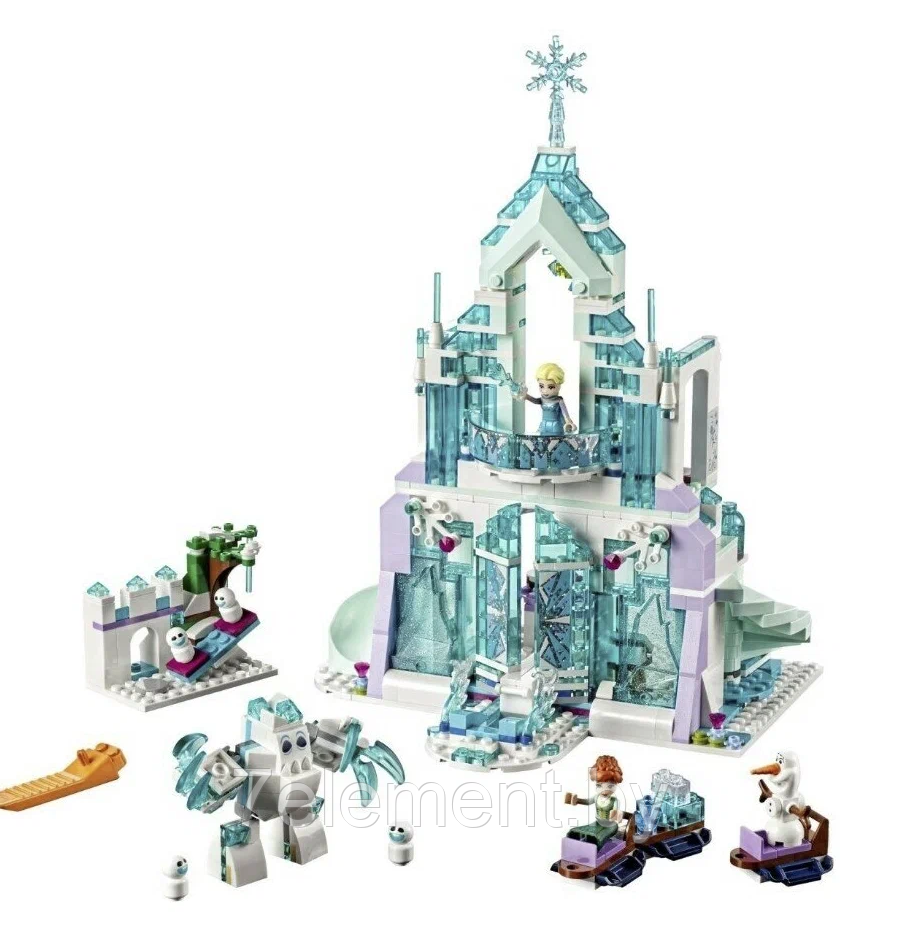 Детский конструктор Холодное сердце Ледяной замок frozen, 848 деталей, аналог лего lego - фото 1 - id-p218603641
