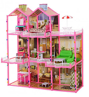Домик для кукол, игровой кукольный набор для девочек DOLL HOUSE, игрушечный дом куклы Барби Barbie 6992
