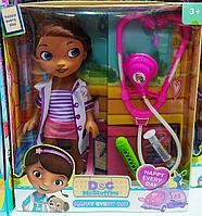 Детская кукла доктор Плюшева с аксессуарами,герои мультсериала. Детский игровой набор для девочек