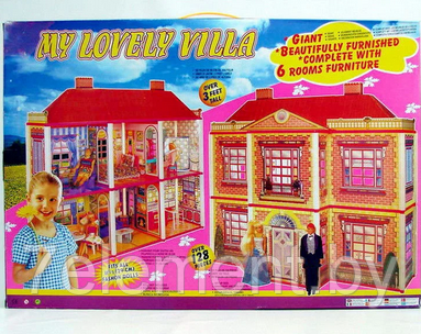 Домик для кукол 6983, игровой кукольный набор для девочек, игрушечный дом куклы Барби Barbie - фото 2 - id-p218602648