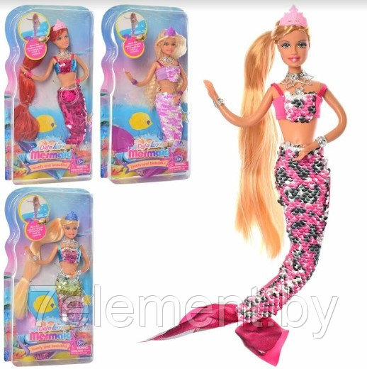 Детский набор кукла русалочка Defa Lucy 8433 русалка, игровой набор для девочек - фото 1 - id-p218602664