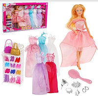 Кукла с аксессуарами и платьями Defa Lucy 8446, детский игровой набор для девочек