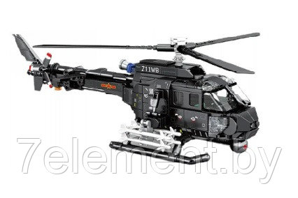Детский конструктор военный ударный вертолет Sembo Block 202158, военная техника серия аналог лего lego - фото 3 - id-p218602722