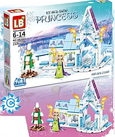 Детский конструктор для девочек Холодное сердце ледяной замок Эльзы frozen LB2101, аналог лего lego 212 дет.