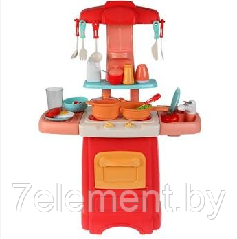 Детский игровой набор Кухня 889-178 игрушечная с водой, светом, звуком, 29 предметов, игрушка для девочек - фото 1 - id-p218602756