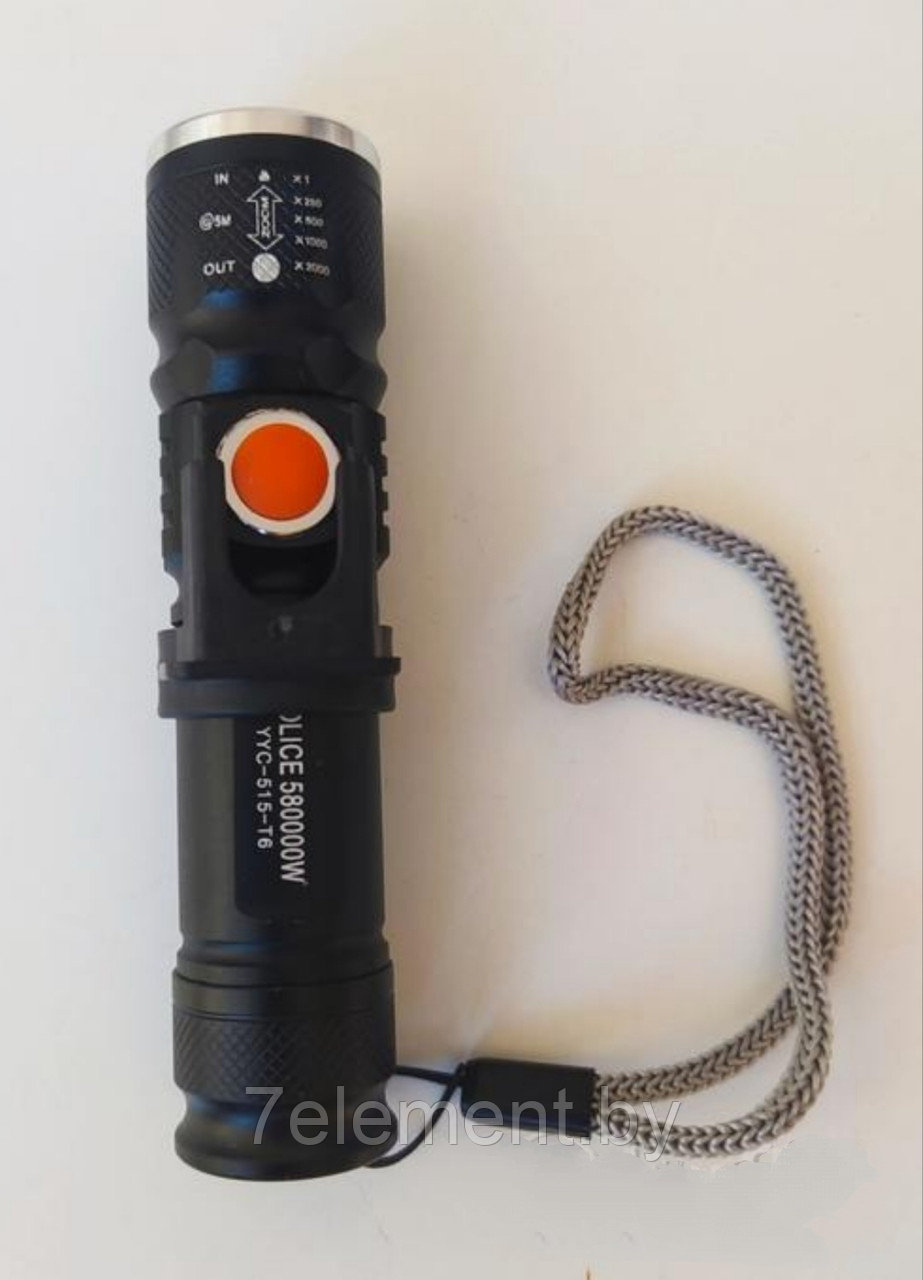 Ручной USB фонарь Police YYC-616-T6 - фото 4 - id-p218601950