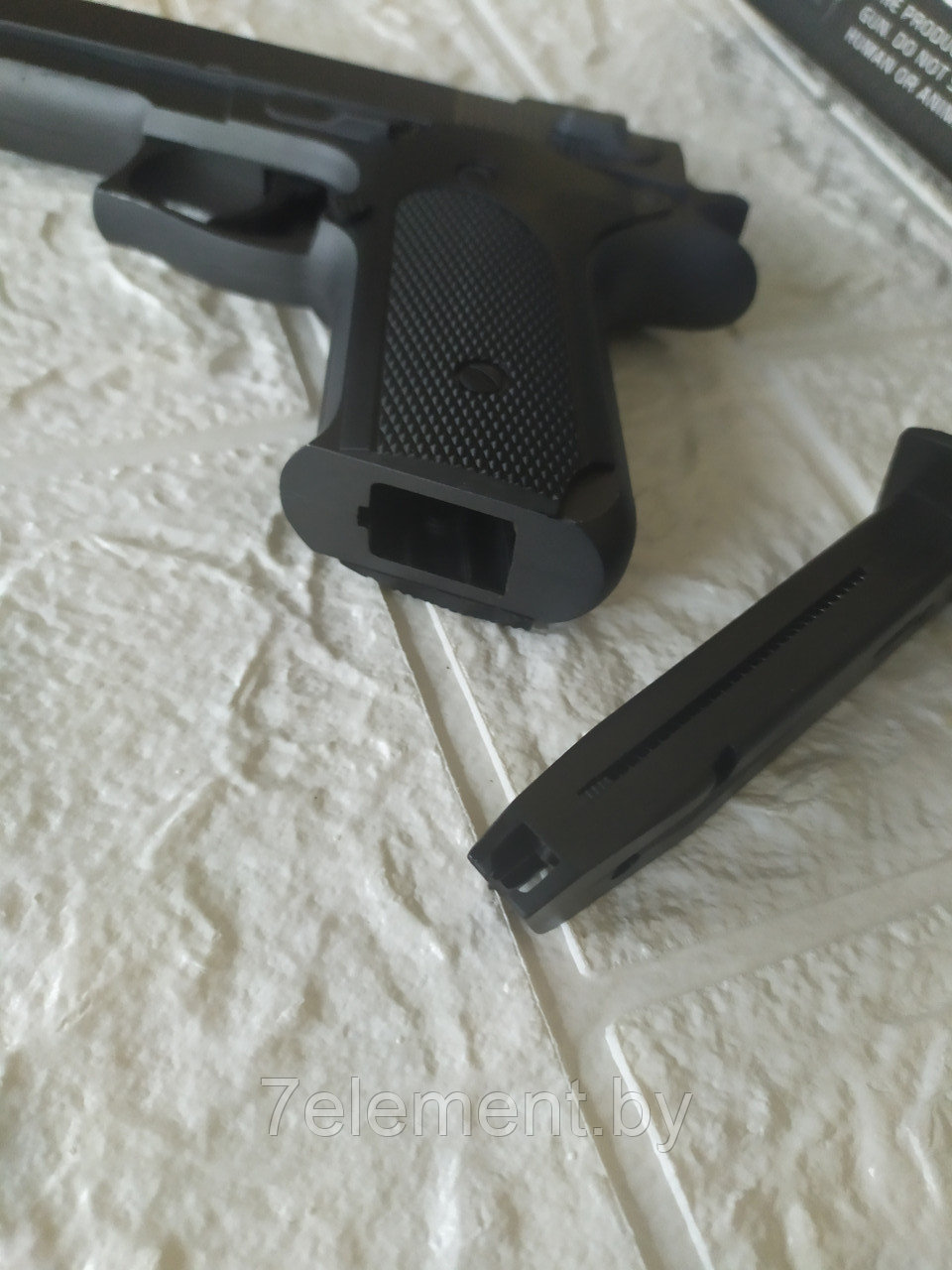 Детский пневматический пистолет с глушителем к-33 А игрушечный,детская игрушечная пневматика для мальчиков - фото 4 - id-p218601969