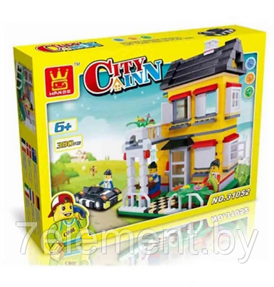 Детский конструктор Wange Домик 31052 серия сити город cities аналог лего lego, городская серия - фото 1 - id-p218602874