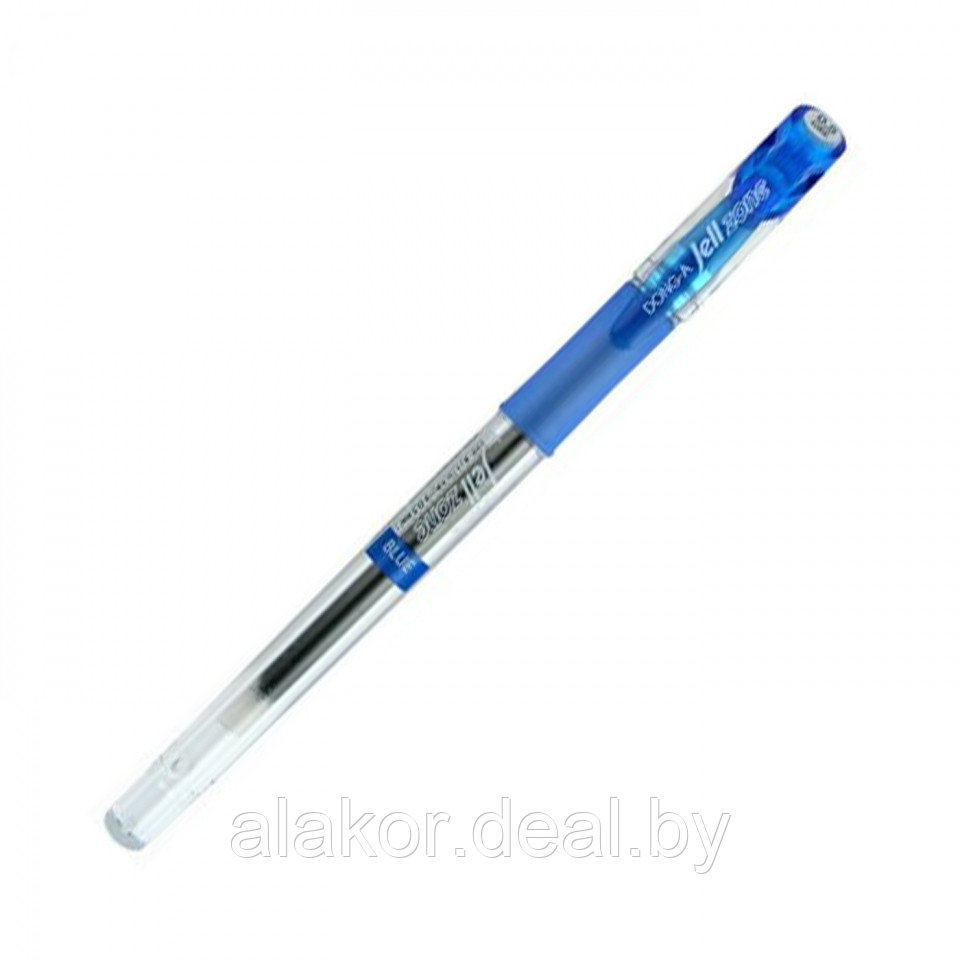 Ручка гелевая  Dong-A Jell-Zone Standard, синяя, корпус синий, 0.5мм