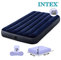 Надувной матрас Intex 64757 Classic Downy 99x191x25 см