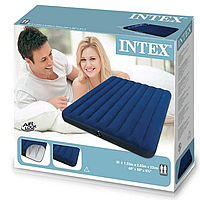 Надувной матрас Intex 64759 Classic Downy 152x203x25 см