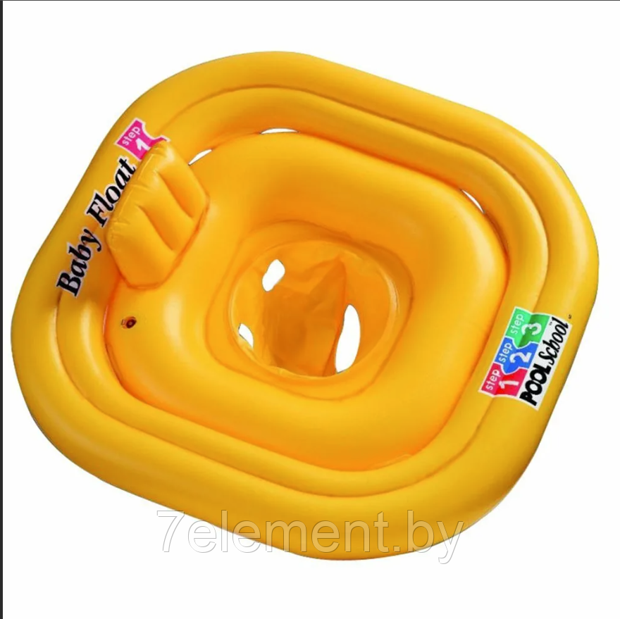 Детский надувной круг ходунки для плавания с трусиками Intex Deluxe Baby Float 56587 для купания детей интекс - фото 3 - id-p218602977