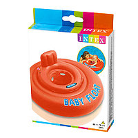 Детский надувной круг ходунки для плавания с сиденьем Intex Baby Float 56588 для купания детей малышей интекс