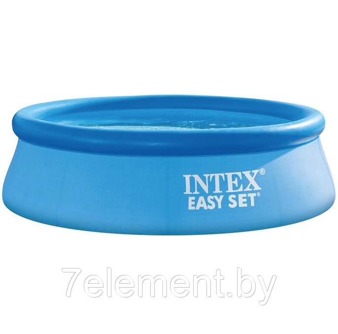 Надувной бассейн Easy Set для всей семьи круглый,интекс intex 28108 плавательный для купания детей и взрослых - фото 1 - id-p218602997