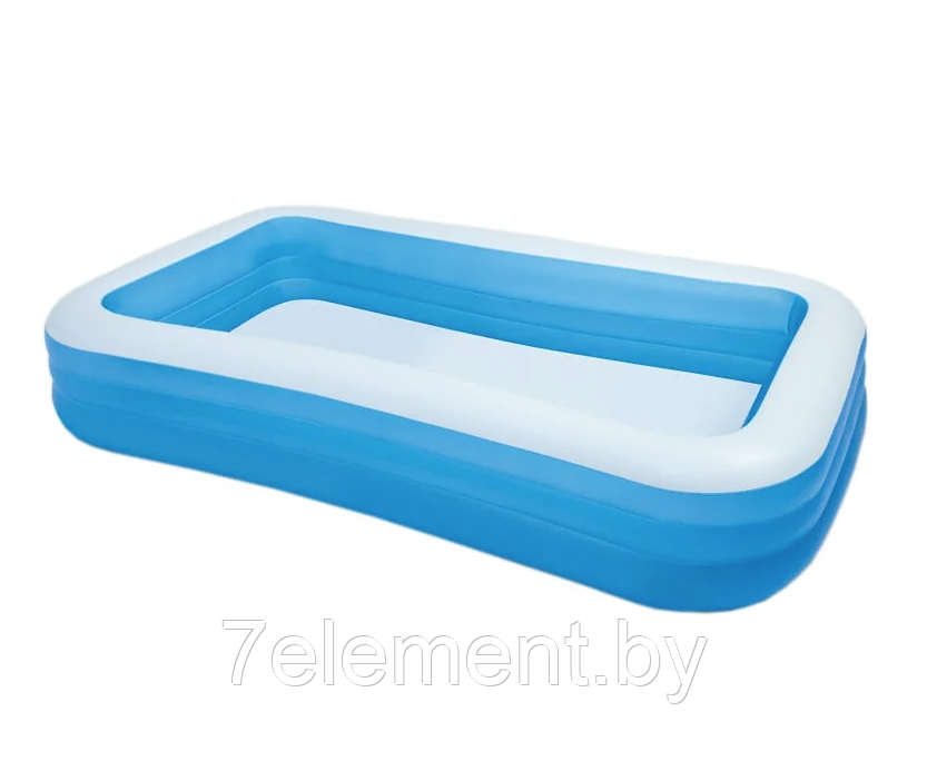 Семейный надувной бассейн Famely ,интекс intex 58484NP плавательный для плавания купания детей и взрослых - фото 3 - id-p218603025