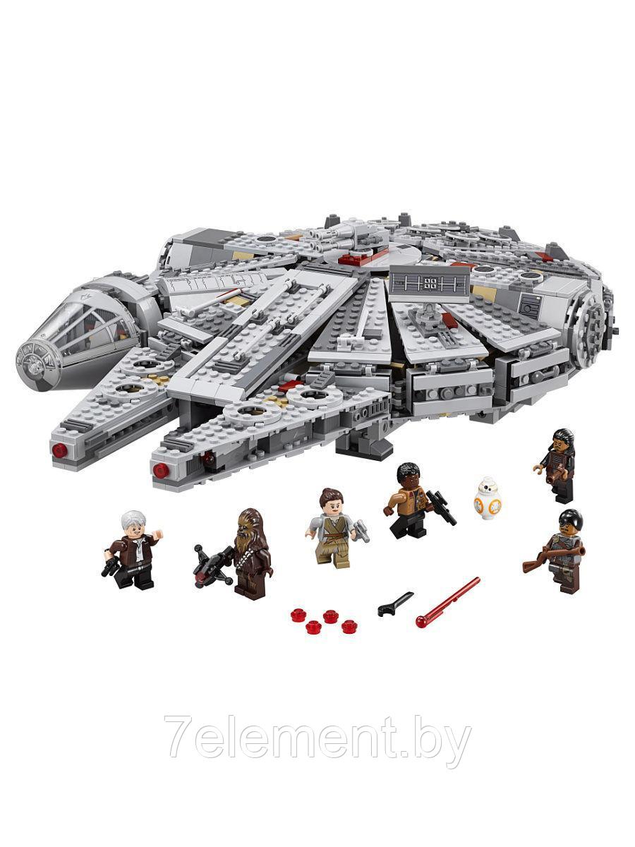 Детский игровой конструктор Звездные войны 10467 Сокол Тысячелетия, аналог лего Lego Star War - фото 3 - id-p218602133