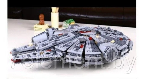 Детский игровой конструктор Звездные войны 10467 Сокол Тысячелетия, аналог лего Lego Star War - фото 4 - id-p218602133