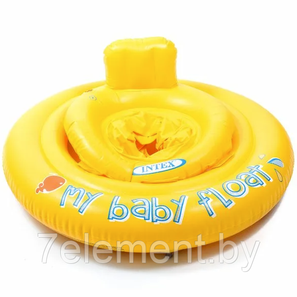 Детский надувной плотик-ходунки Интекс INTEX My baby плавательный для купания плавания детей малышей 56585EU - фото 3 - id-p218603050
