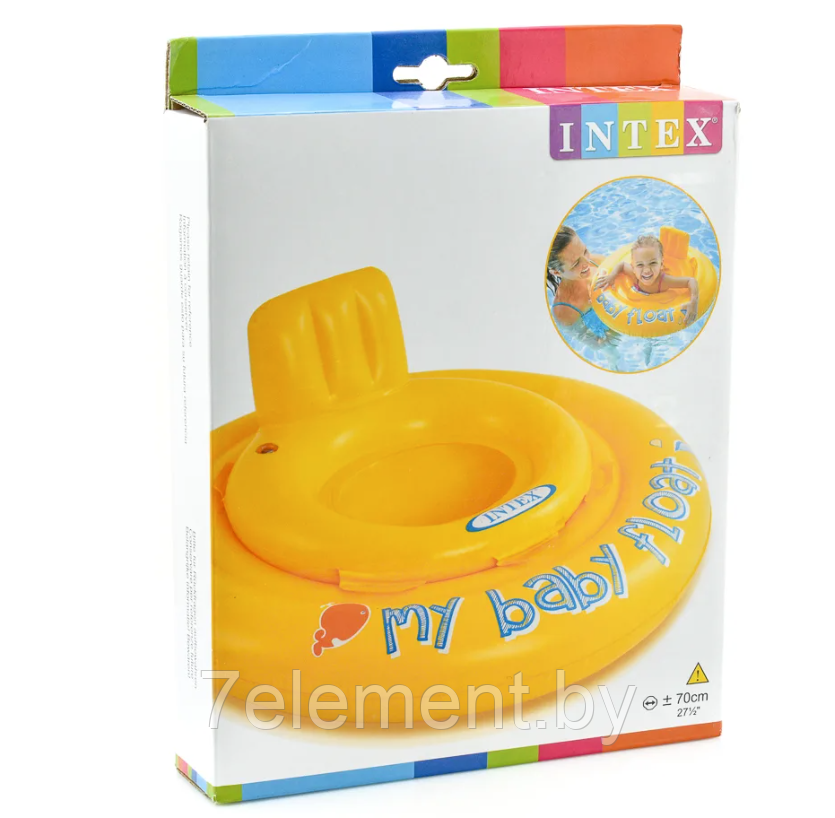 Детский надувной плотик-ходунки Интекс INTEX My baby плавательный для купания плавания детей малышей 56585EU - фото 1 - id-p218603050