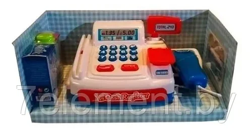 Игровой набор Кассовый аппарат/Детская касса свет, звук - фото 2 - id-p218602142
