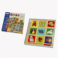 Детский игровой набор Лото Бинго для самых маленьких, детская развивающая игра в лото Bingo для малышей