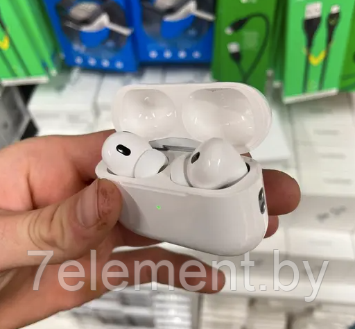 Беспроводные Наушники AirPods Pro последняя версия, беспроводная гарнитура айфон Apple, стерео гарнитура - фото 4 - id-p218603143