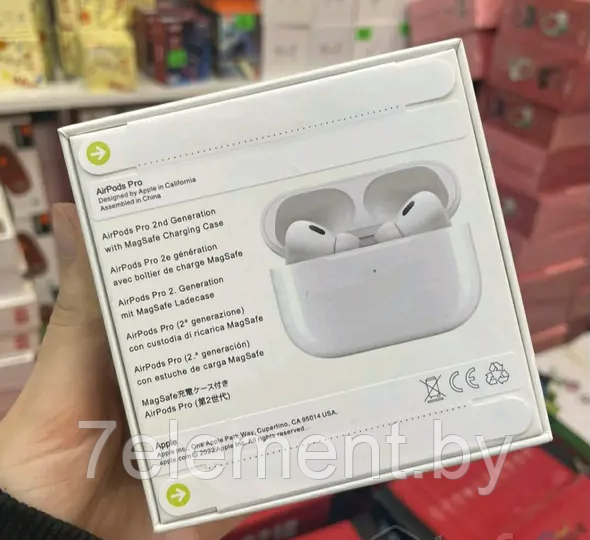 Беспроводные Наушники AirPods Pro последняя версия, беспроводная гарнитура айфон Apple, стерео гарнитура - фото 6 - id-p218603143