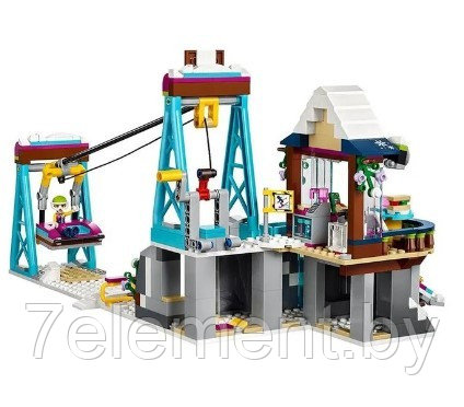 Детский конструктор Горнолыжный курорт подъемник для девочек аналог лего lego дом френдс friends подружки - фото 3 - id-p218602301