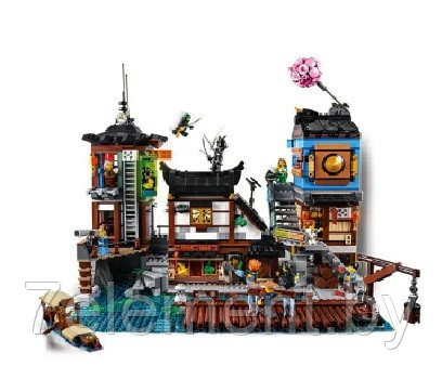 Детский конструктор Ninjago Ниндзяго Порт Сити 10941 аналог lego лего серия Ninja дракон крепость - фото 4 - id-p218602307