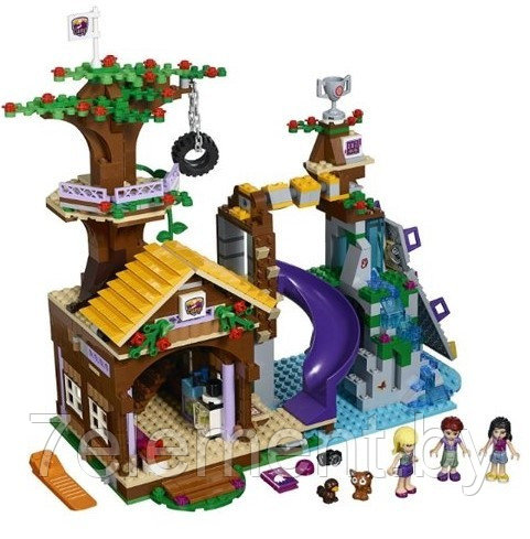 Детский конструктор Спортивный лагерь дом на дереве для девочек аналог лего lego дом френдс friends подружки - фото 4 - id-p218602315
