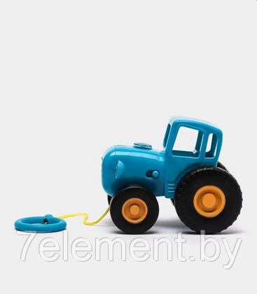 Детская интерактивная музыкальная игрушка Синий трактор со светом звуком. Герои мультфильма "Едет трактор" - фото 1 - id-p218603194