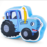 Детская мягкая игрушка подушка антистресс, герои мультфильма Синий трактор, подушки обнимашки для детей