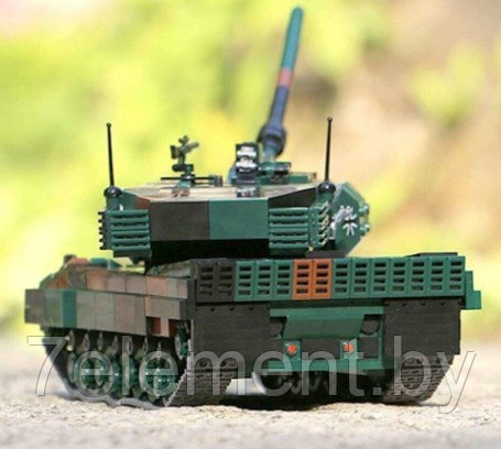 Детский конструктор Военный танк Леопард Leopard, военная техника серия аналог лего lego Тяжелый танк - фото 3 - id-p218602322