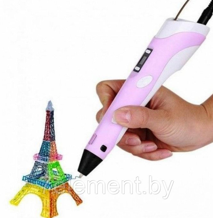Детская ручка 3Д 3D с трафаретами pen-3 для создания объемных изображений с LCD дисплеем именно от сети - фото 7 - id-p218602330