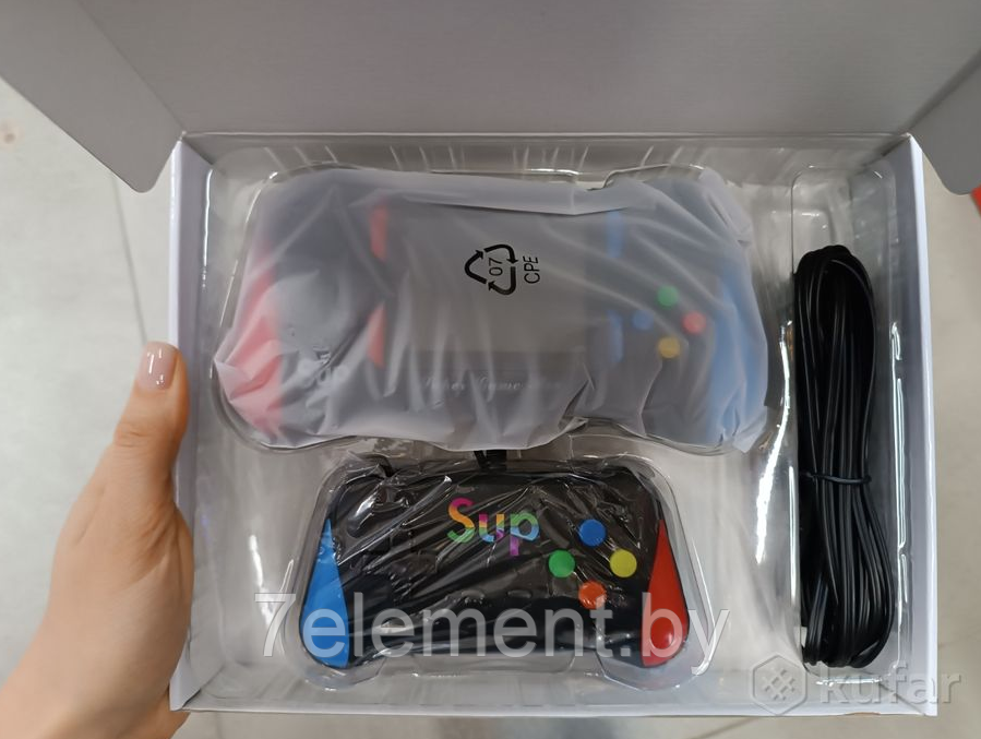 Игровая приставка для детей и взрослых Sup Game Box X7M 500 в 1 с джойстиком, игровая консоль для телевизора - фото 3 - id-p218603223