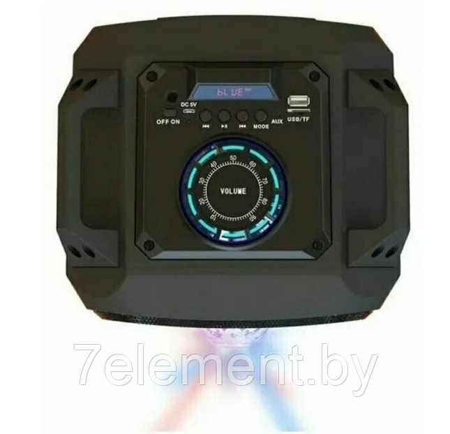 Портативная колонка BT SPEAKER ZQS 1776 . Мощная беспроводная акустическая система. Микрофон, пульт, подсветка - фото 5 - id-p218603249