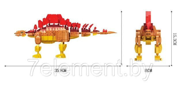 Детский конструктор Динозавр Парк мир юрского периода , серия лего lego юрский период jurassic park - фото 6 - id-p218602365