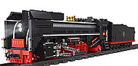 Детский конструктор паровоз 12003 на радиоуправлении с пультом, поезд аналог лего lego сити железная дорога