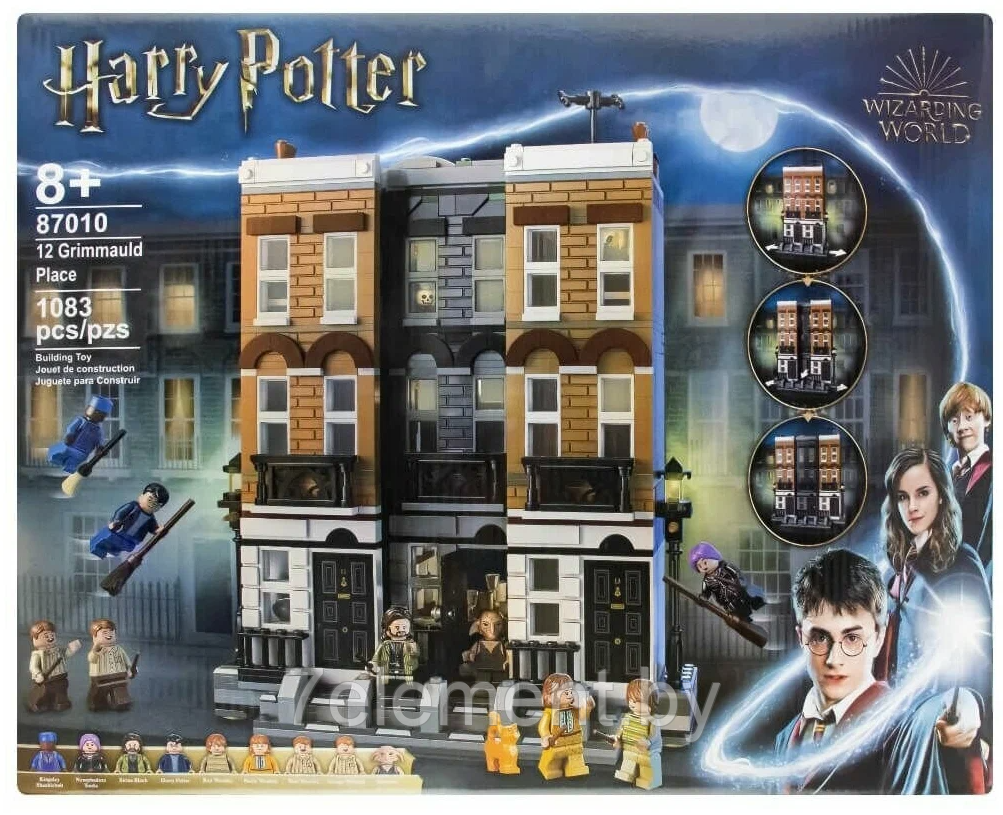 Детский конструктор Гарри Поттер Площадь Гриммо 6071 Harry Potter серия аналог лего lego - фото 2 - id-p218603290