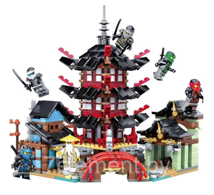 Детский конструктор Ninjago Ниндзяго замок дракона 76013 аналог lego лего серия Ninja крепость - фото 2 - id-p218603295