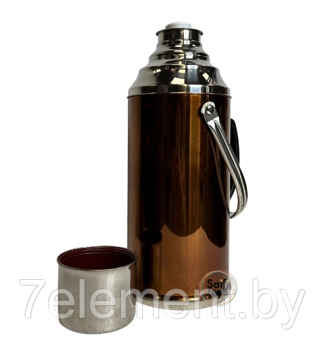 Термос универсальный металлический с узким горлом SA-83 3,2 литра, термос для чая, кофе, напитков 3 цвета - фото 6 - id-p218603340