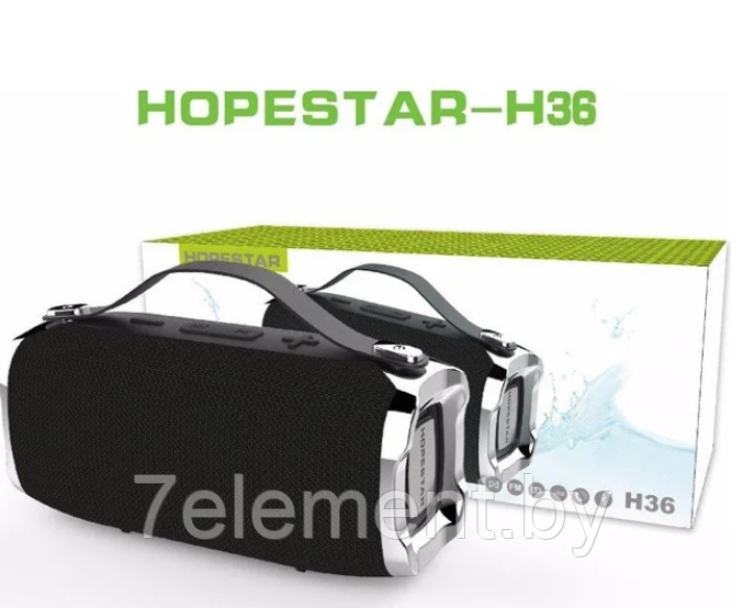 Портативная колонка Hopestar H36. Мощная беспроводная bluetooth акустическая система блютуз, аналог JBL - фото 1 - id-p218603387