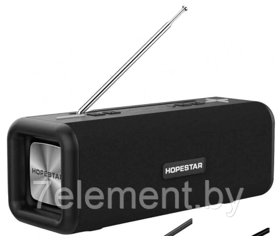 Портативная колонка Hopestar T9. Мощная беспроводная bluetooth акустическая система блютуз, аналог JBL - фото 6 - id-p218603398