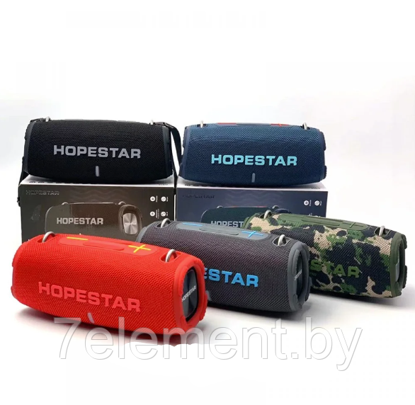Портативная колонка Hopestar H50. Мощная беспроводная bluetooth акустическая система блютуз, аналог JBL - фото 8 - id-p218603402