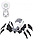 Робот паук на радиоуправлении пульверизирующий , свет, звук, пускает дым , арт. 128A-30, фото 2