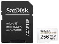 256Gb - SanDisk Micro Secure Digital XC 256Gb Class 10 UHS-3 SDSQQNR-256G-GN6IA с переходником под SD