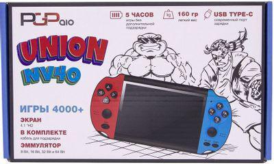 Игровая консоль PGP AIO Portable +4000 игр +Кабель Mini USB, Union NV40 - фото 2 - id-p218577831