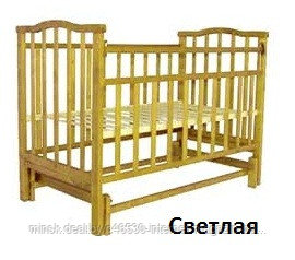 Детская кроватка-маятник "Золушка 3" РФ. Светлая - фото 6 - id-p31358312