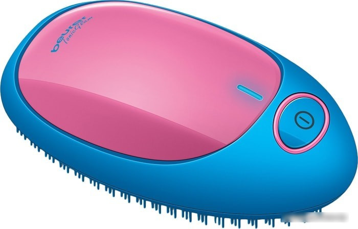 Термощетка Beurer HT 10 для распутывания волос с ионизацией (голубой/розовый)
